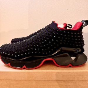 Christian Louboutin Spiked Sneakers |  size 11.5 men’s